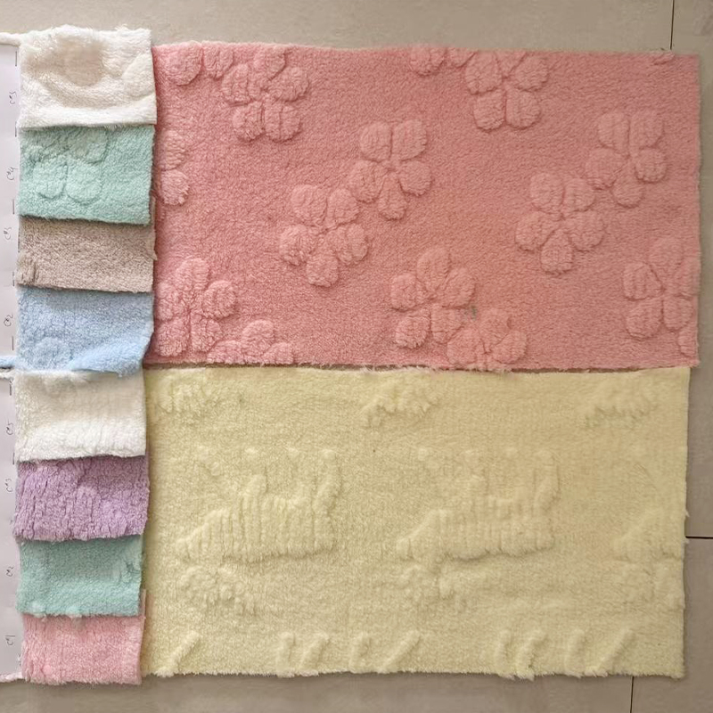 提花舒棉绒