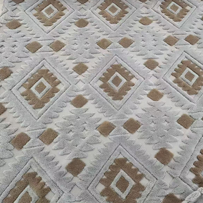阳离子提花舒棉绒