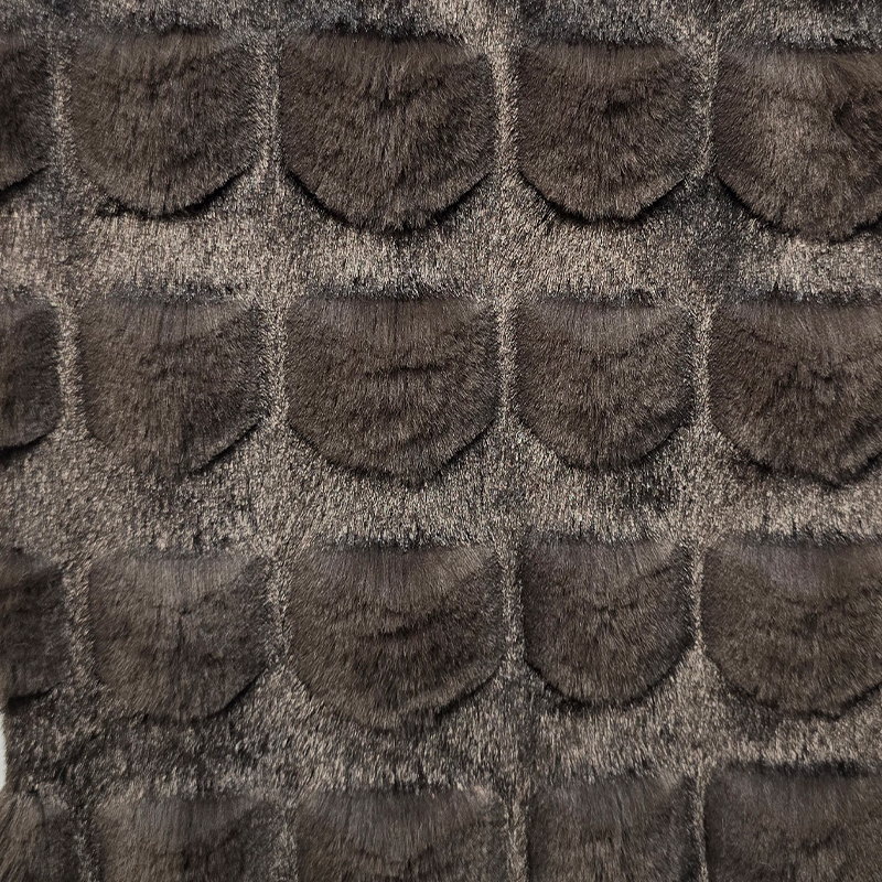 Jacquard rabbit hair