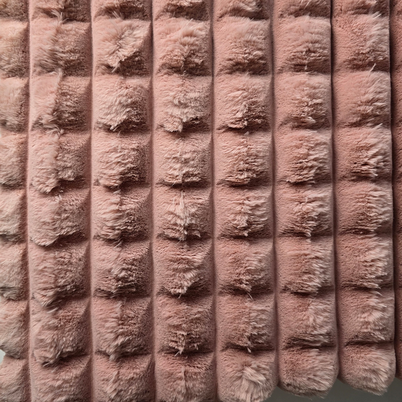 Jacquard rabbit hair