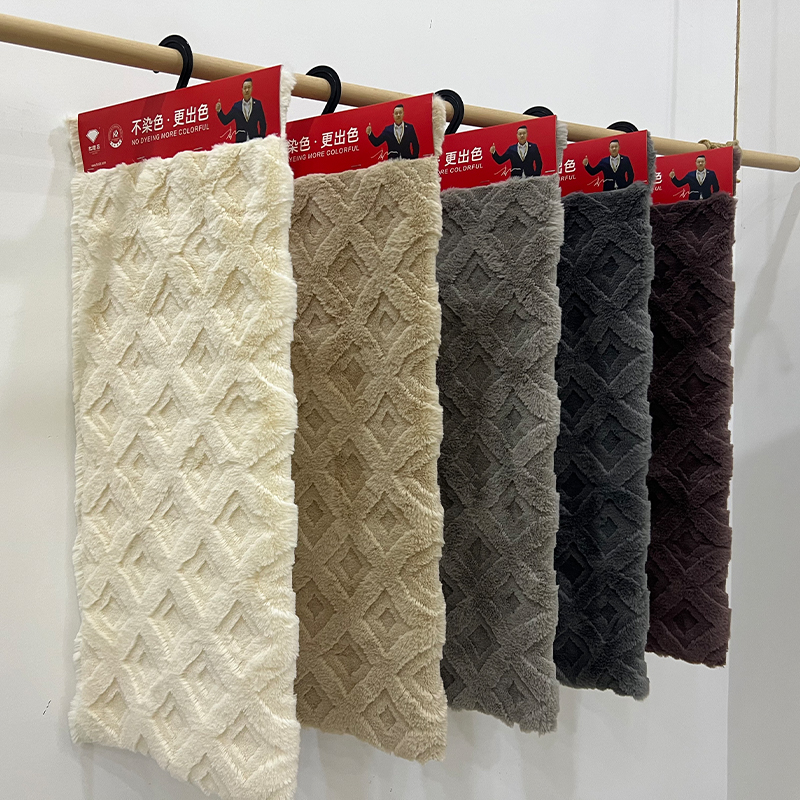 Jacquard rabbit hair